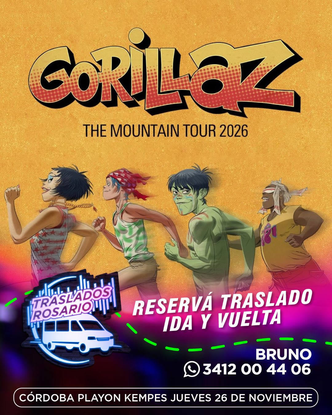 GORILLAZ - 26 Nov.